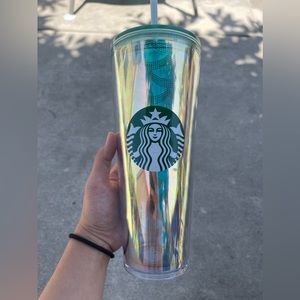 Starbucks Venti 24oz iridescent mermaid scale tumbler